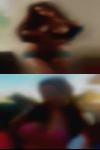 Naked woman romancing and